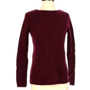 Lafayette 148 NY Cashmere Cable Knit Pullover Sweater